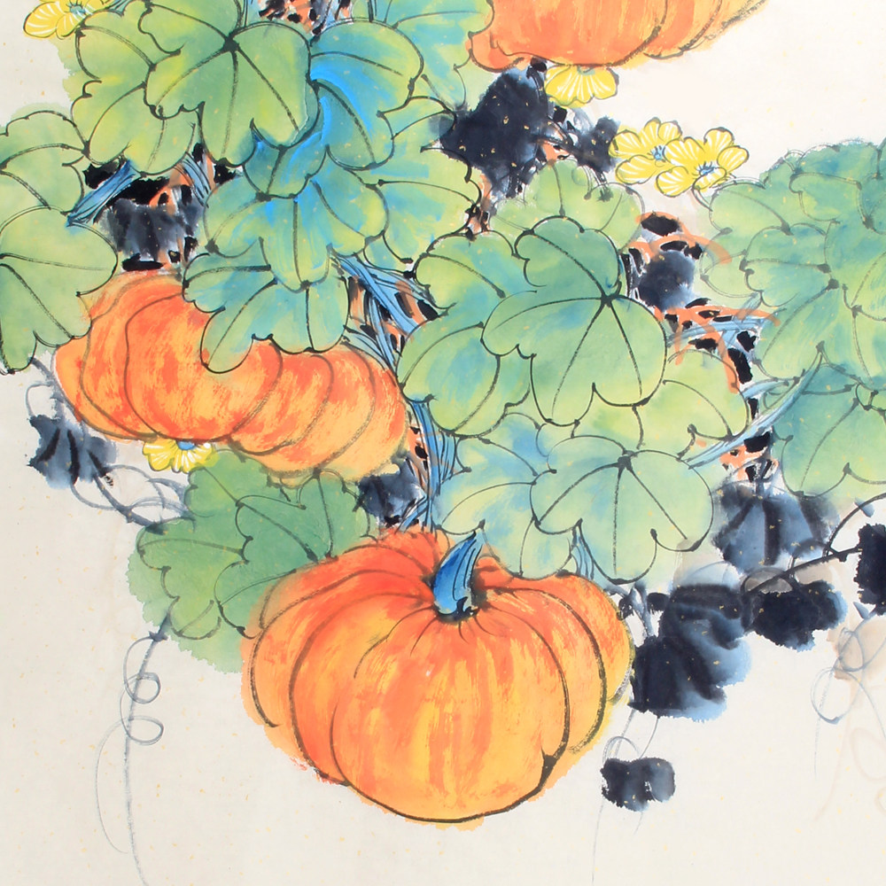 许红《精品花鸟系列 吉年丰收》省美协