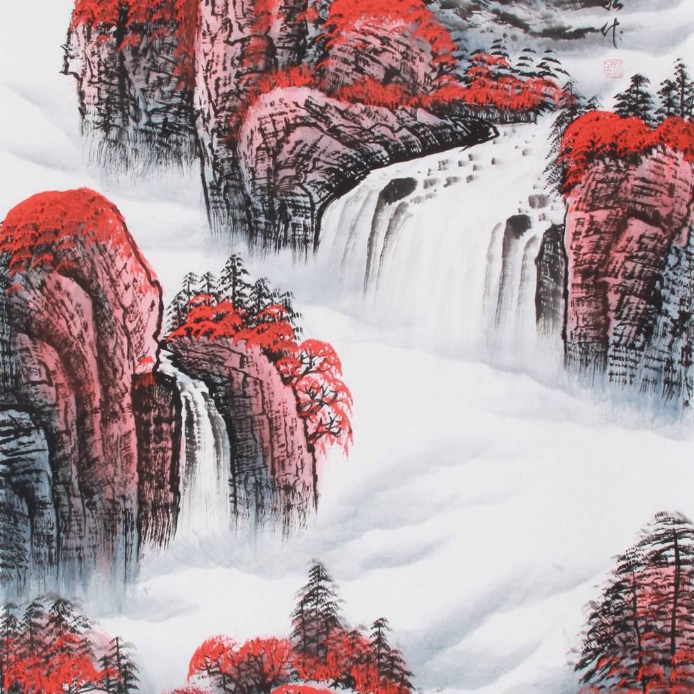赵弘《精品四尺山水系列 鸿运当头》