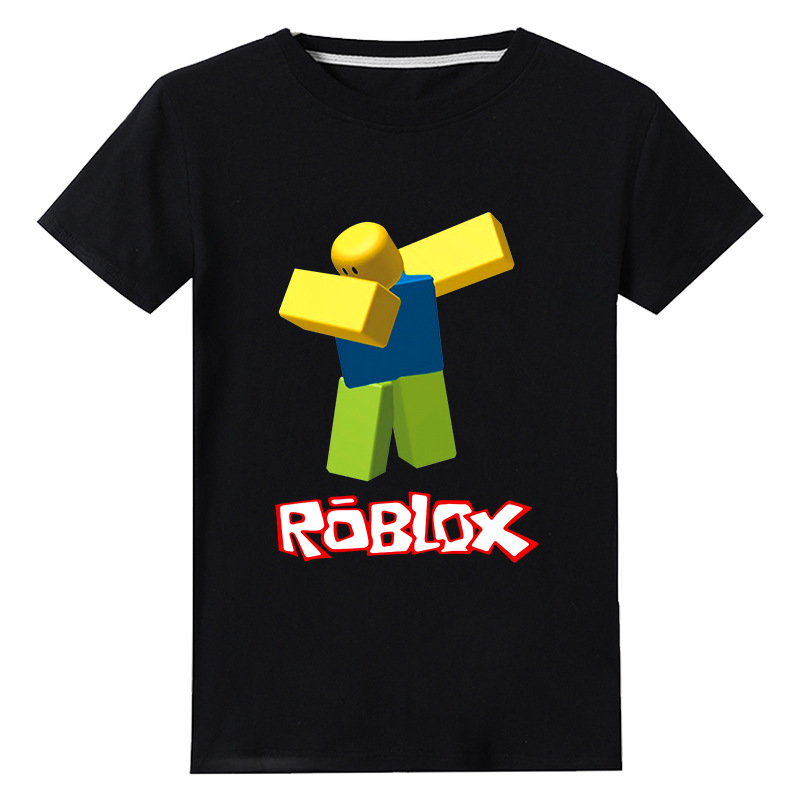 ROBLOX男童全棉短袖T恤夏季薄款透气上衣