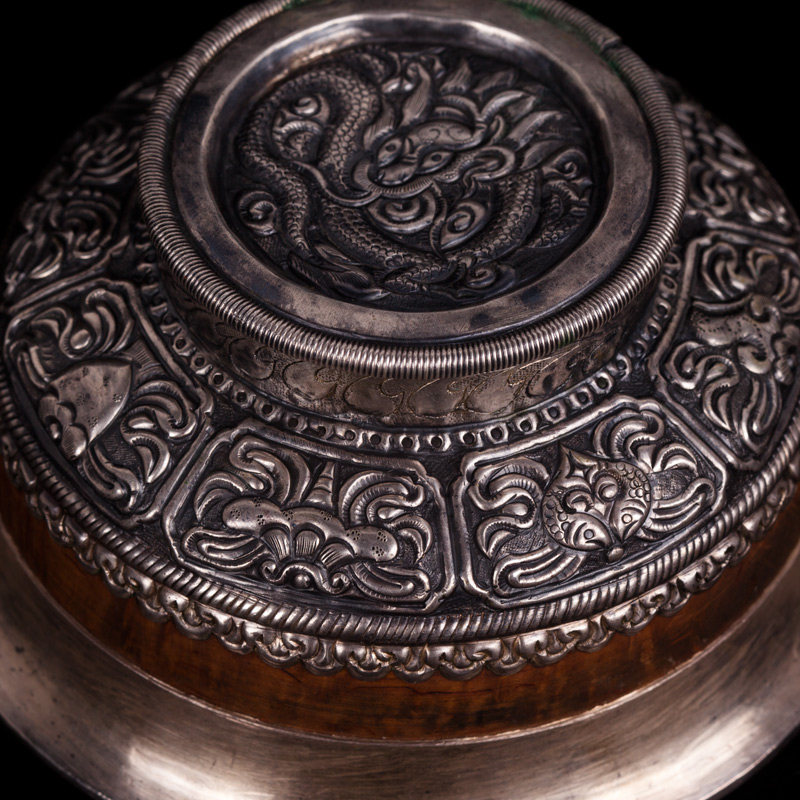 【仲济禅寺】藏银供水碗 佛力加持