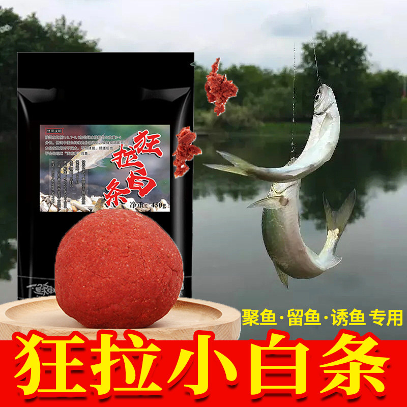 9寒山渔公白条专攻饵料野钓小白条马口鱼翘嘴鱼餐条鱼饵打窝料鱼食已
