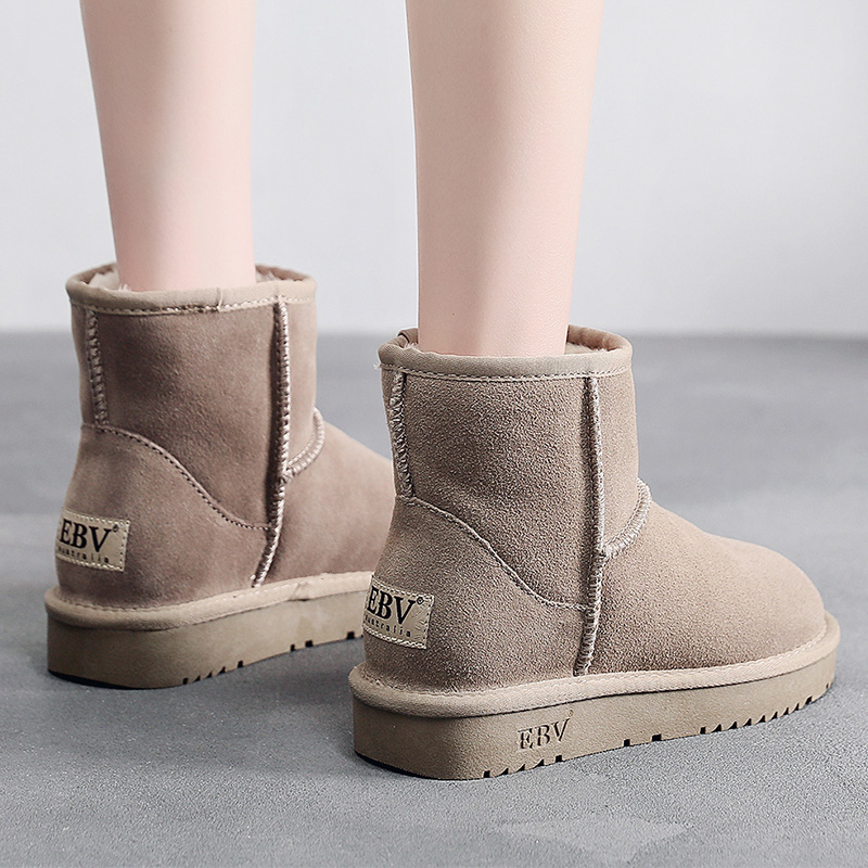 2022 winter new pattern fashion Snow boots Fur integrated Bootie Short tube keep warm Plush The thickness of the bottom student Cotton-padded shoesin the Women's Shoes, Boots category - from Buy2taobao.com to provide professional Taobao agent buy service