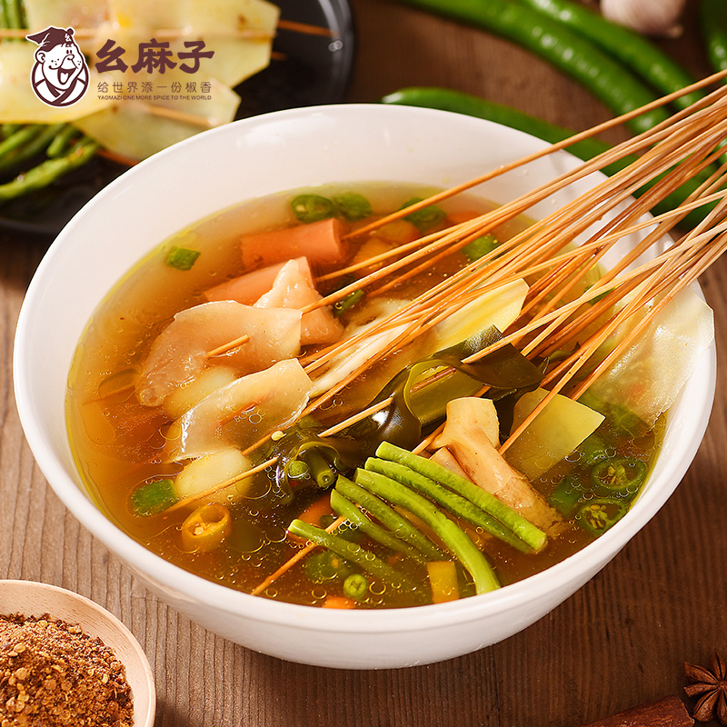 麻辣江湖钵钵鸡调料冷沾沾串串香红油藤椒凉拌菜口水鸡麻辣烫底料