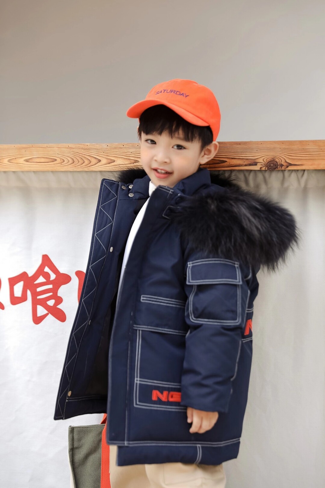 派尼熊羽绒服88902儿童羽绒服冬季男童加厚羽绒外套中长款小童潮3