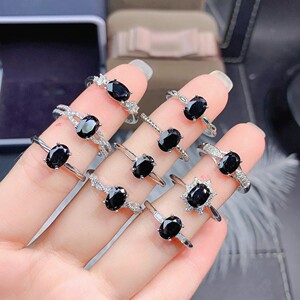 黑宝石女戒银价格