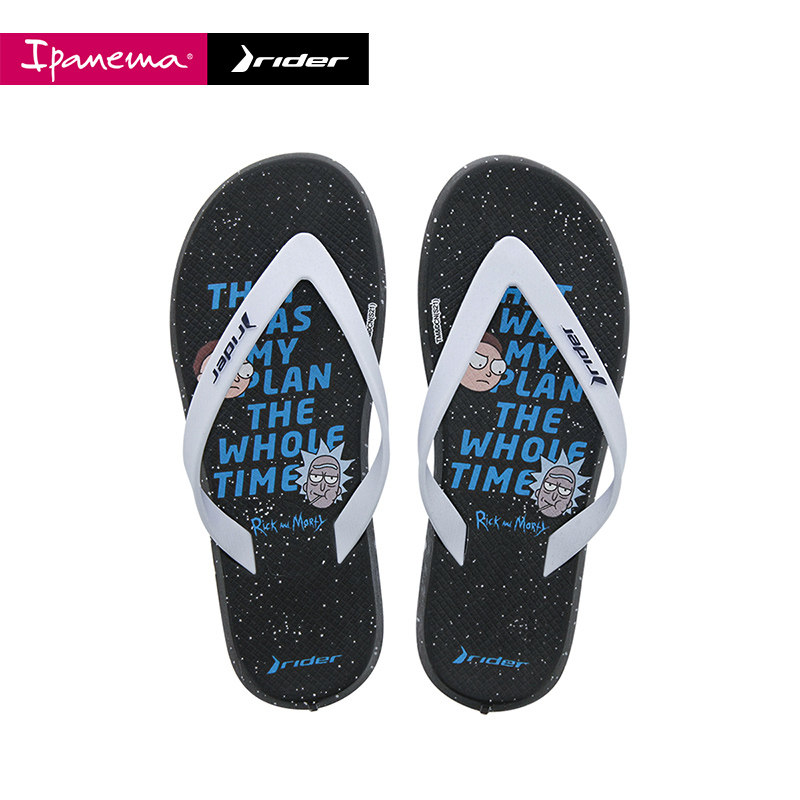 ipanemarider依帕r1共鸣联名款涂鸦字母时尚男士潮流人字拖鞋