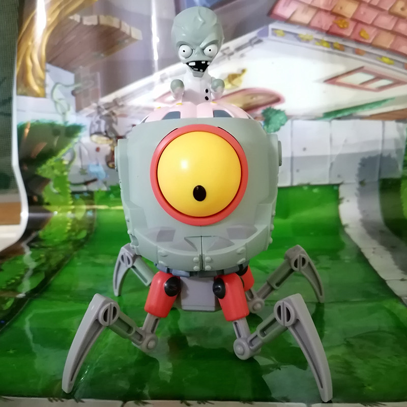 单个植物大战僵尸玩具大号未来僵尸博士僵王巨人弹射大号配小鬼