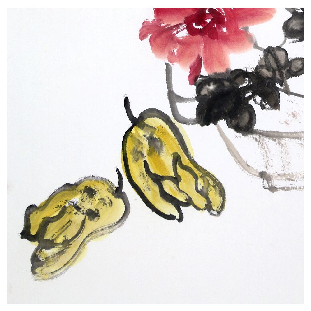 李味青 《佛手》 中国当代著名书画家