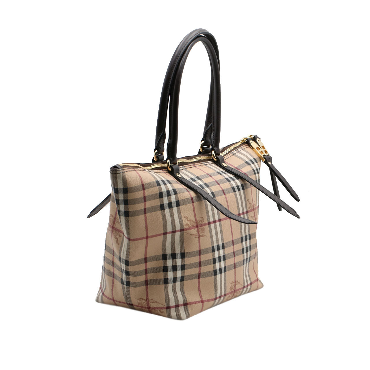 [9.9新]巴宝莉burberry女士格纹单肩手提包