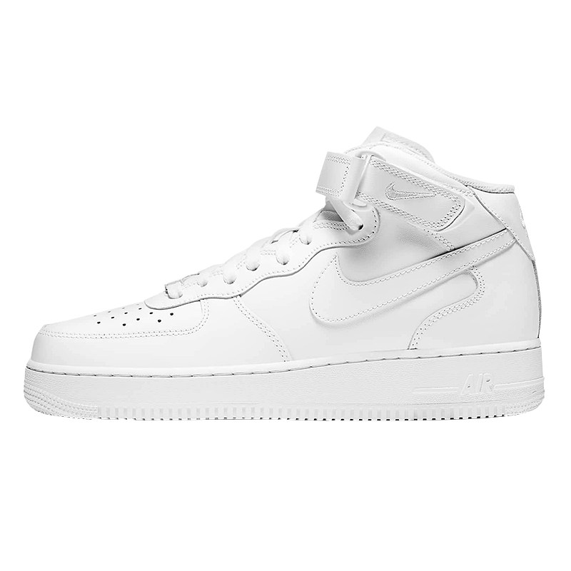 nike耐克air force1 af1纯白空军一号男子中帮休闲板鞋cw2289-111