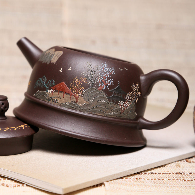 工艺美术师 万志群 金钟 390cc 原矿紫泥