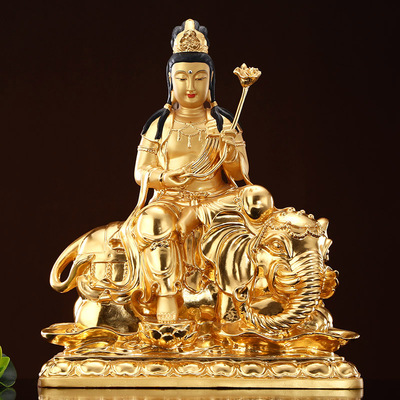 家用成佛台湾纯铜金文殊普佛像供奉文殊普菩萨摆件 原价3280元 现价元