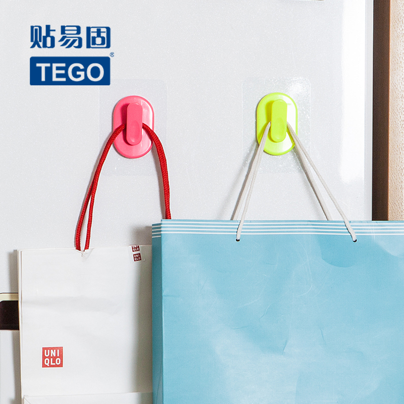 TEGO/贴易固无痕吸膜椭圆强力挂钩承重 收纳厨房浴室寝室挂门衣架在类目 收纳整理, 家庭整理用具, 挂钩/粘钩中 - 来自Buy2taobao.com提供专业的淘宝代购服务