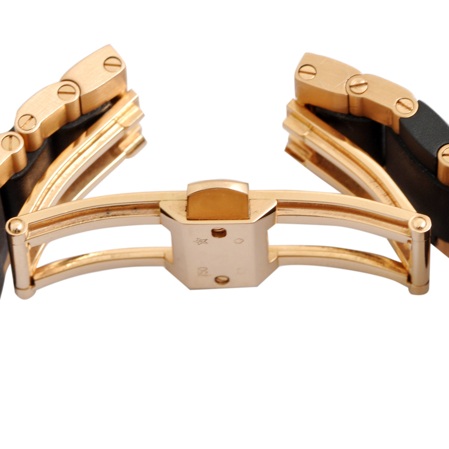 【中古】宝珀-自动机械-18k金-间金-日历-gmt-男款腕表