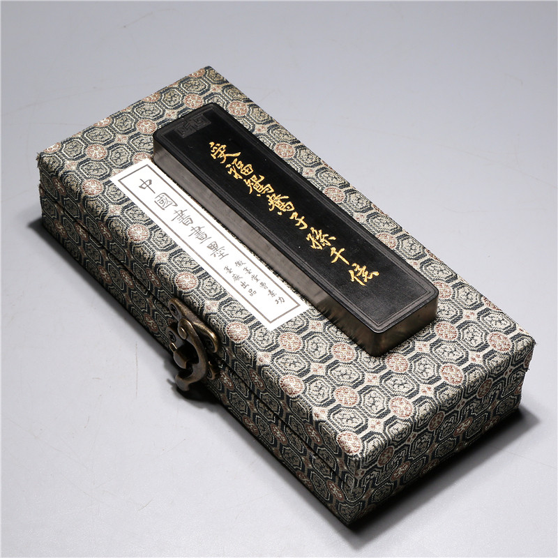 曹素功国家非遗受福鸳鸯子孙千亿超细油烟墨块徽墨锭墨条墨