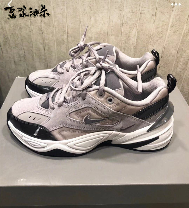 nike m2k tekno老爹银灰丝绒跑鞋