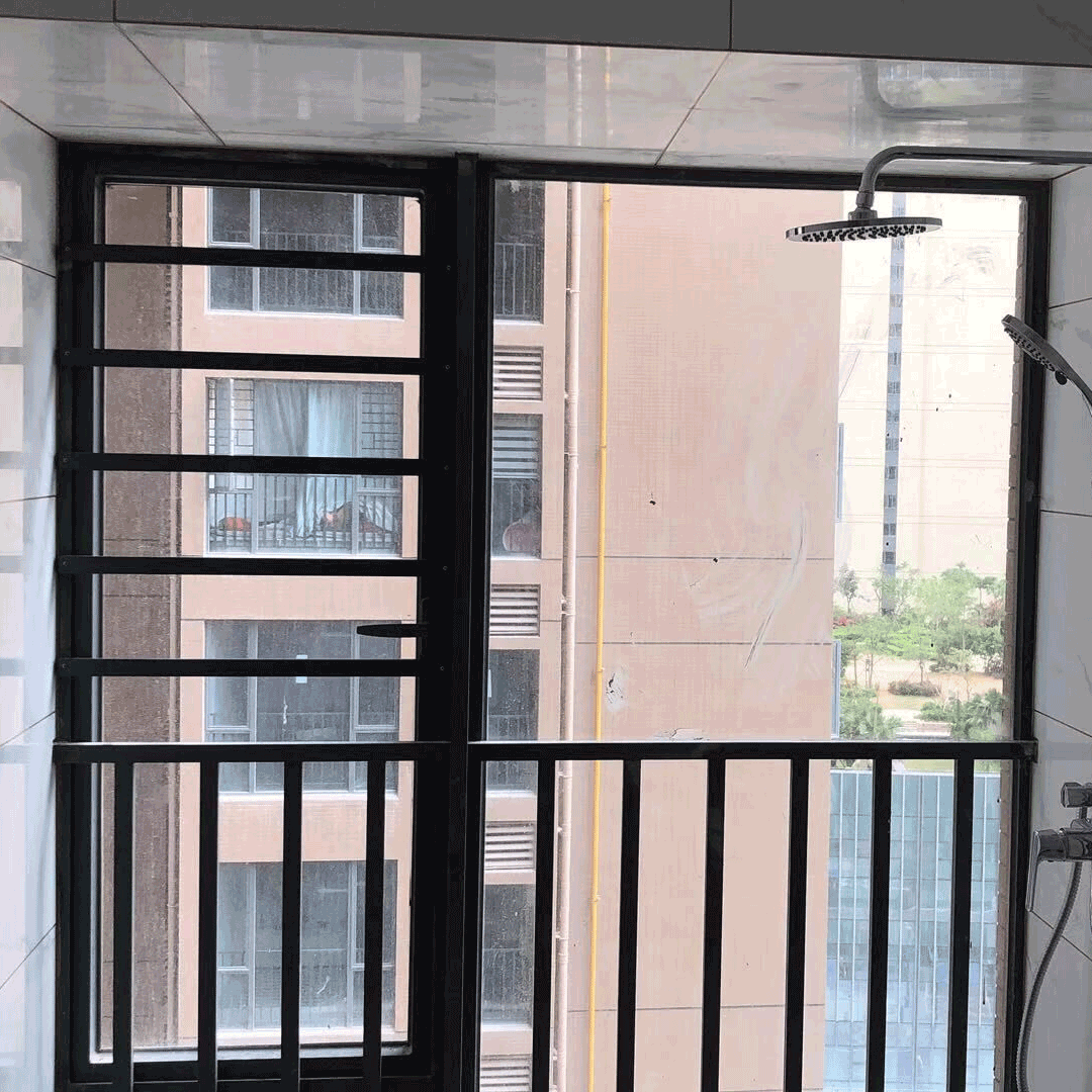 免打孔防护栏儿童高层飘窗安全窗户防护栏防盗窗家用自装货发全国