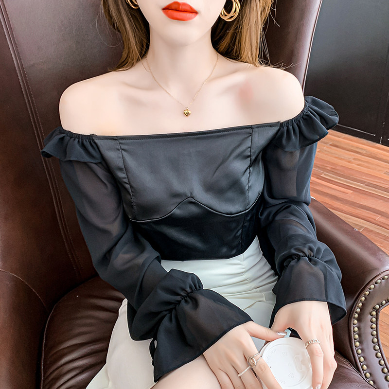 实拍！一字领设计感小众夏季短款防晒上衣