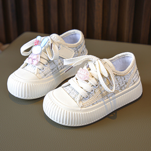 女童鞋帆布鞋2023新款夏季儿童运动鞋中大童女孩轻便布鞋学生板鞋