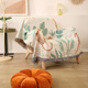 花豹四季通用沙发全盖毯休闲毯露营毯空调毯桌布装饰毯简约现代
