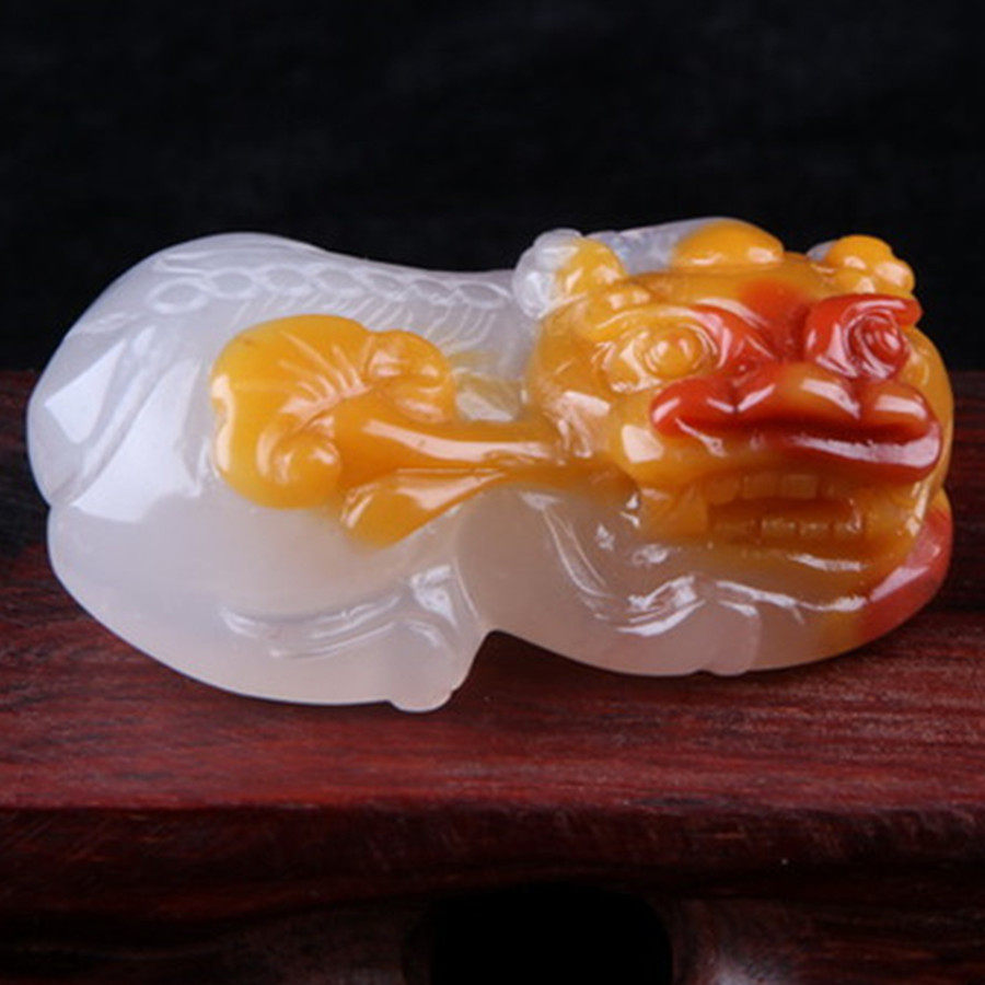 招财 貔貅挂件 玉珍阁珍品收藏级 黄龙玉a货