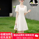 杭州大牌真丝连衣裙女夏季装新款小个子高端洋气质显瘦桑蚕丝裙子