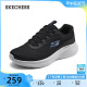 Skechers斯凯奇男鞋一脚蹬休闲鞋跑步鞋厚底减震软弹户外运动鞋