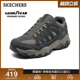 Skechers斯凯奇夏季男鞋一脚蹬百搭厚底缓震舒适户外休闲运动鞋