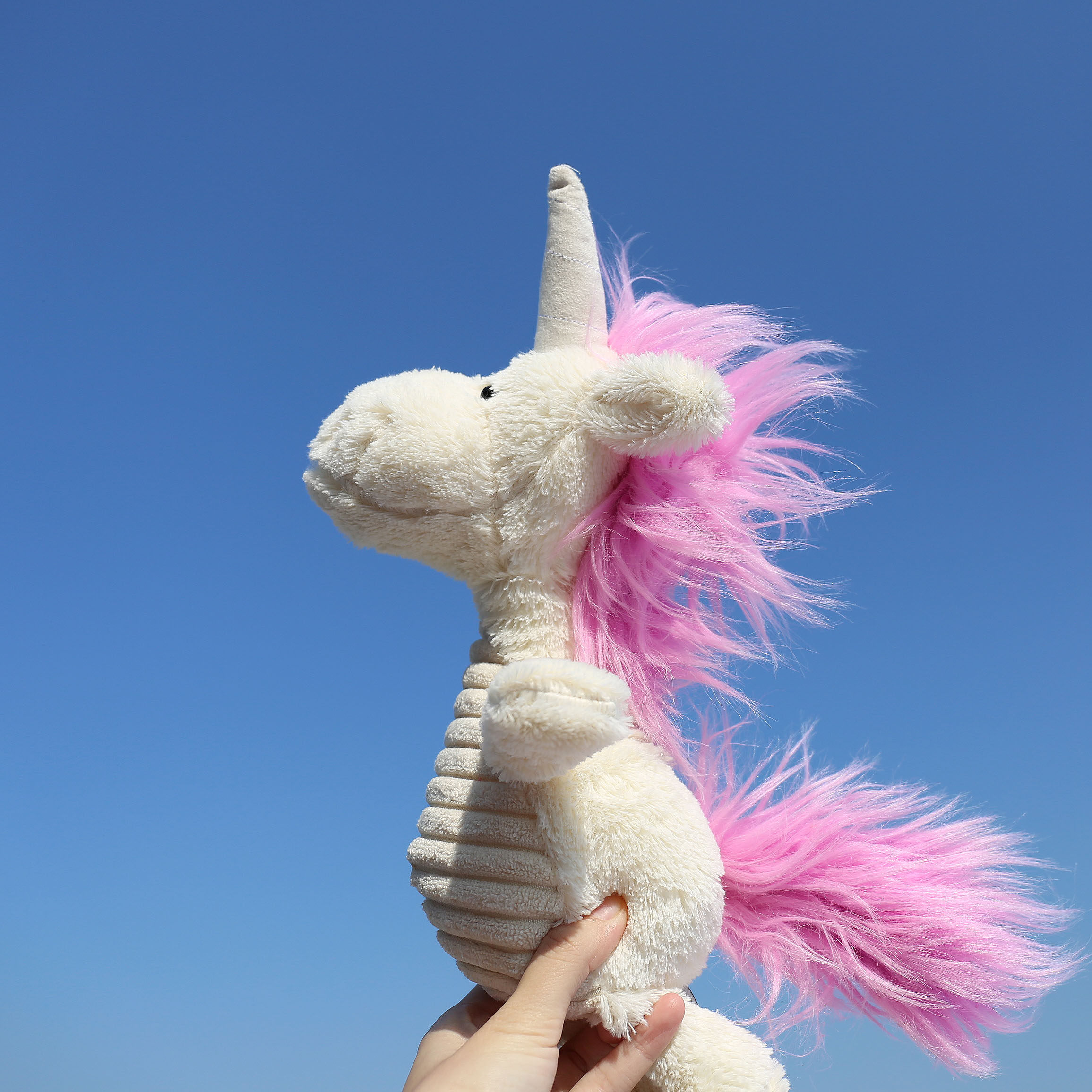 长毛绒玩具_卡通可爱软萌独角兽长毛公仔玩偶生日礼物ins毛绒玩具少女
