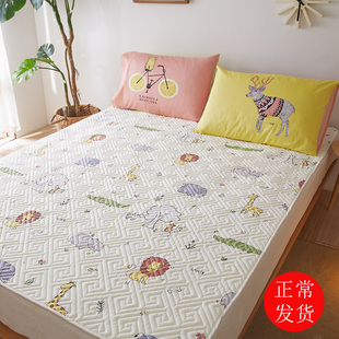 夏天纯棉床垫软垫薄款可水洗床上铺垫家用1.8×2.0米防滑床褥子垫