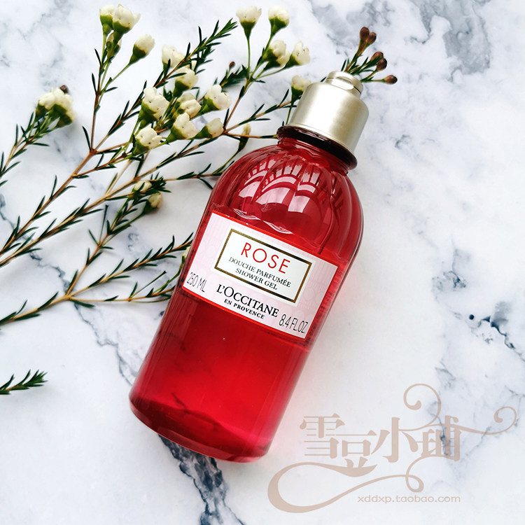 欧舒丹玫瑰之心沐浴啫喱250ml/500ml 玫瑰皇后全身清洁花香沐浴露