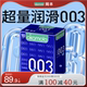 冈本蓝金003丨避孕套超薄润滑裸入官方旗舰店正品安全套套男用tt