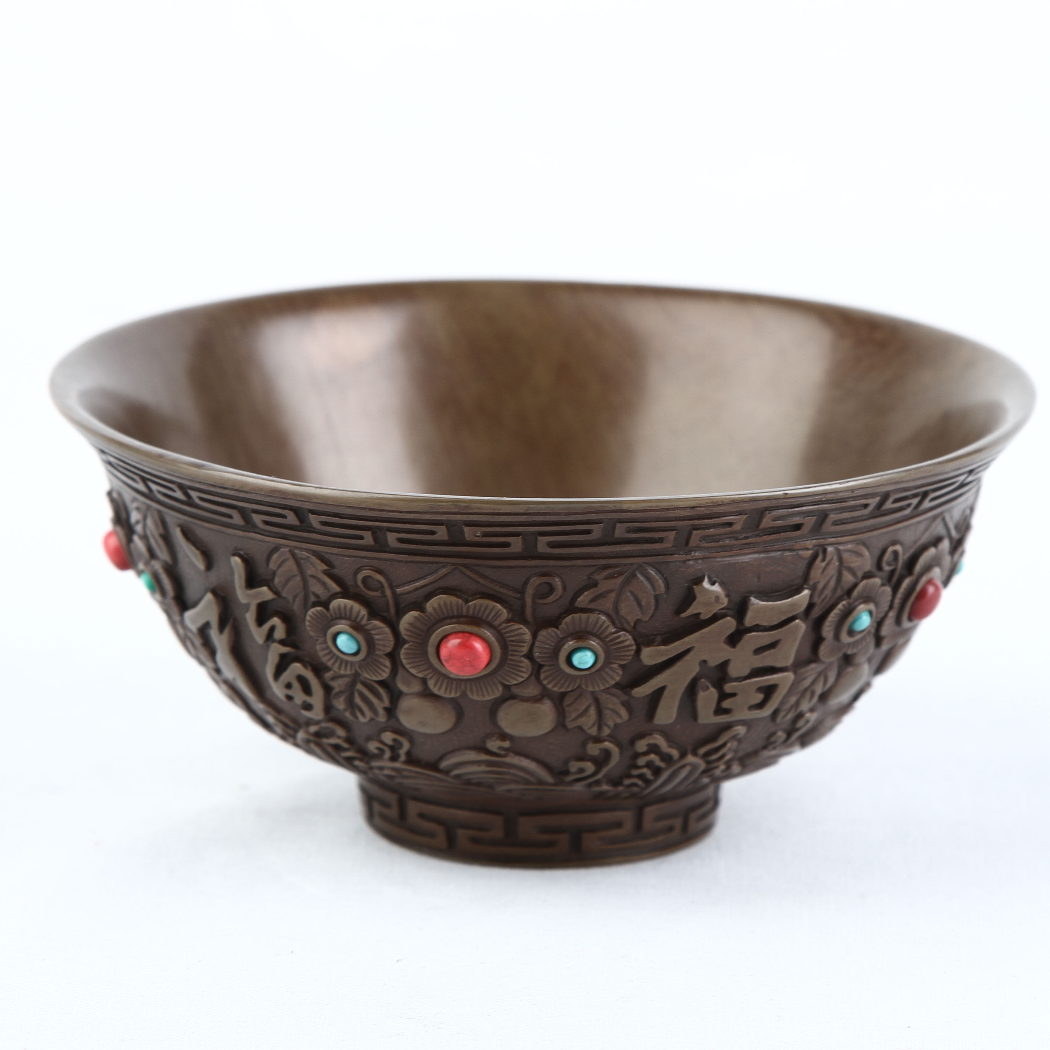 赵刚 福碗 重690g 做工别致好看 寓意聚财聚福