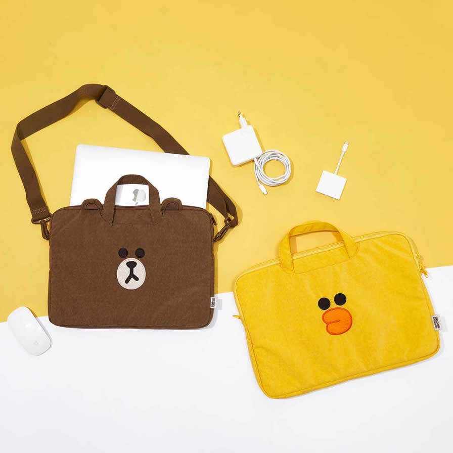 布朗熊笔记本电脑包