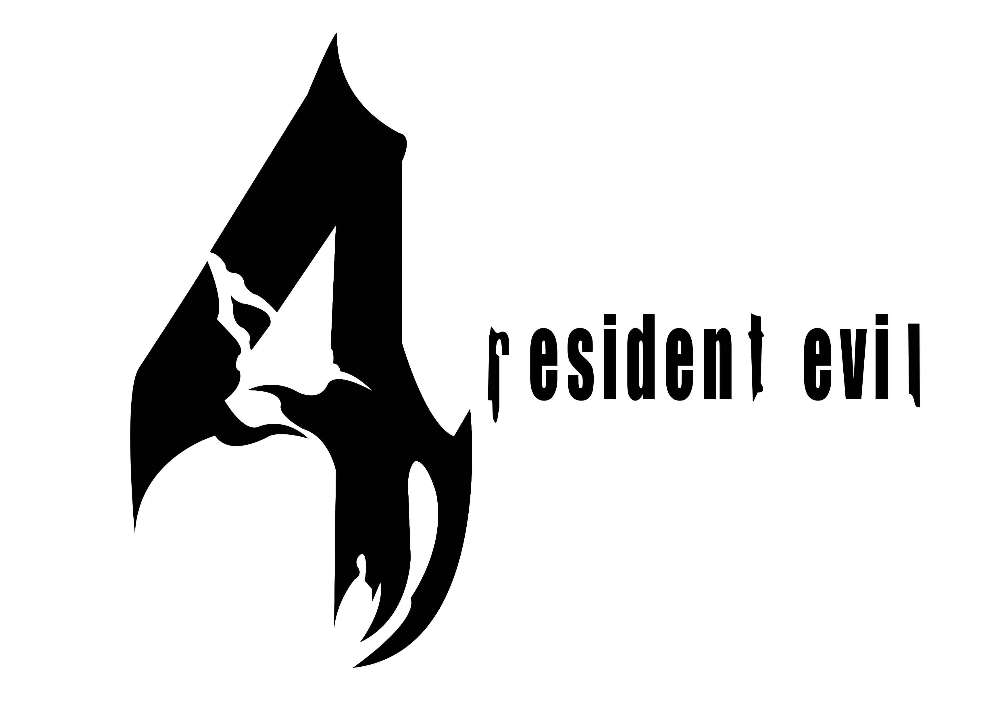 设计定做车贴 个性贴纸 生化危机 resident evil 4 车身贴 车尾贴