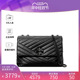 Tory Burch/汤丽柏琦KIRA系列 中号皮革人字纹女士单肩包 90857