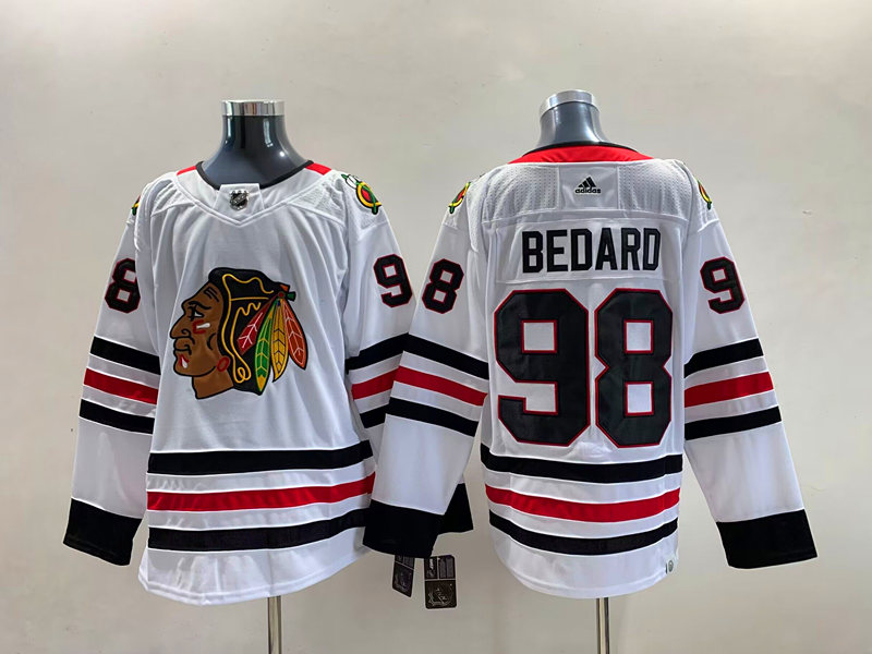 冰球服芝加哥黑鹰队 Chicago Blackhawks Connor Bedard  Jerseys