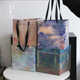 苔米新款油画风系列花束礼物袋情人节鲜花束手提袋花盒花艺礼品袋