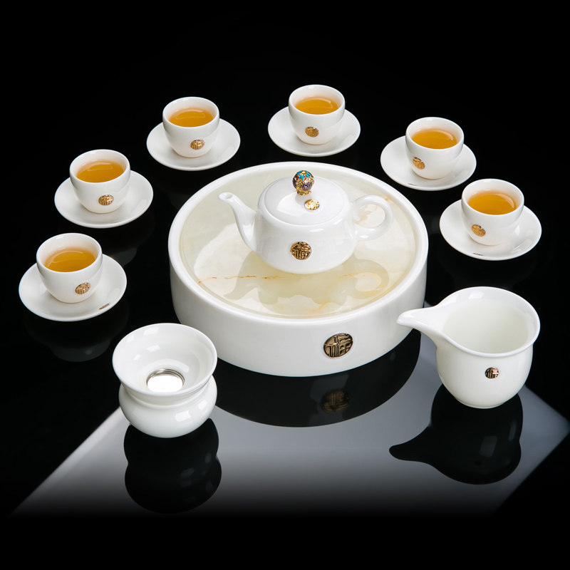 景德镇羊脂玉茶具