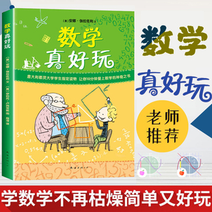 数学真好玩 意大利数学普及读物一二三四五年级小学生课外阅读读物 7-8-9-10岁儿童教材学校制定阅读教材小学趣味数学科学课外书籍