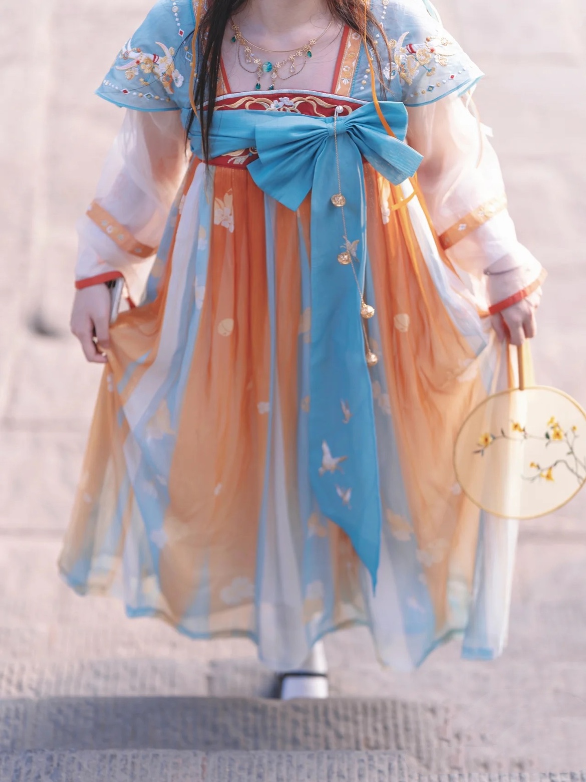 瑶遇见神鹿汉服铃铛现货蝴蝶结配饰响铃铛腰间禁步宫铃流苏十三余