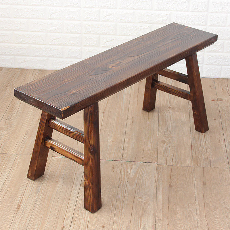 简约现代防腐木长方形长凳木板凳家用实木质长条凳子餐厅餐桌吃饭