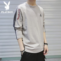 Playboy long sleeve t-shirt men's spring and autumn new pure cotton with bottoming sweater men's autumn clothes
