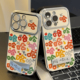 搞怪满屏哈哈适用苹果15promax手机壳16新款iPhone14小众xs支架xr彩色13情侣卡通11创意12电镀大视窗少女软壳