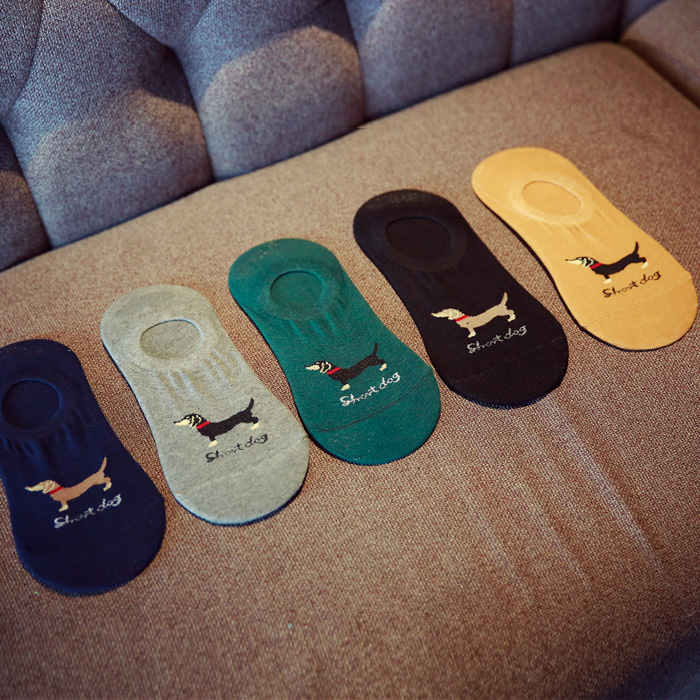 襪子男短襪船襪男男士純棉隱形襪淺口男襪硅膠防臭吸汗防滑鼕季潮