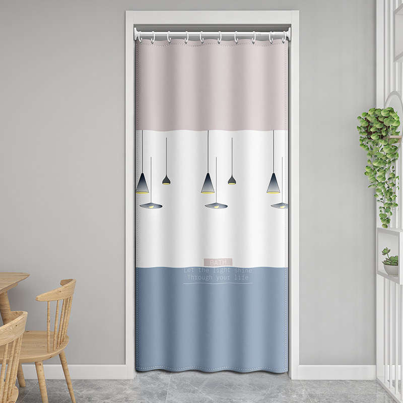 卫生间门帘全遮