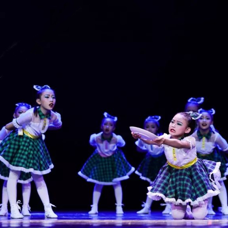 第十届小荷风采妈妈的节日演出服儿童舞蹈服蓬蓬裙合唱表演服女