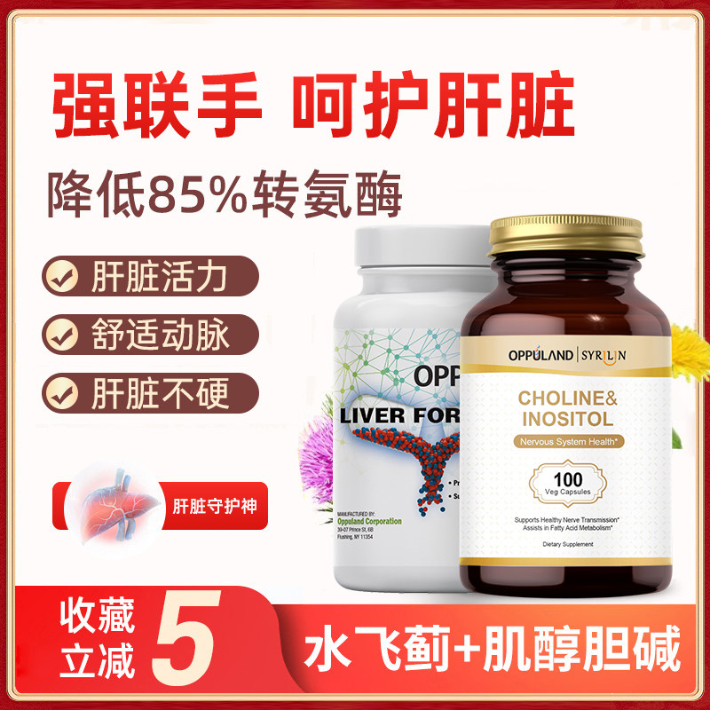 水飞蓟宾胶囊奶蓟草护肝宝肌醇胆碱养肝护肝脏降转氨酶熬夜应酬