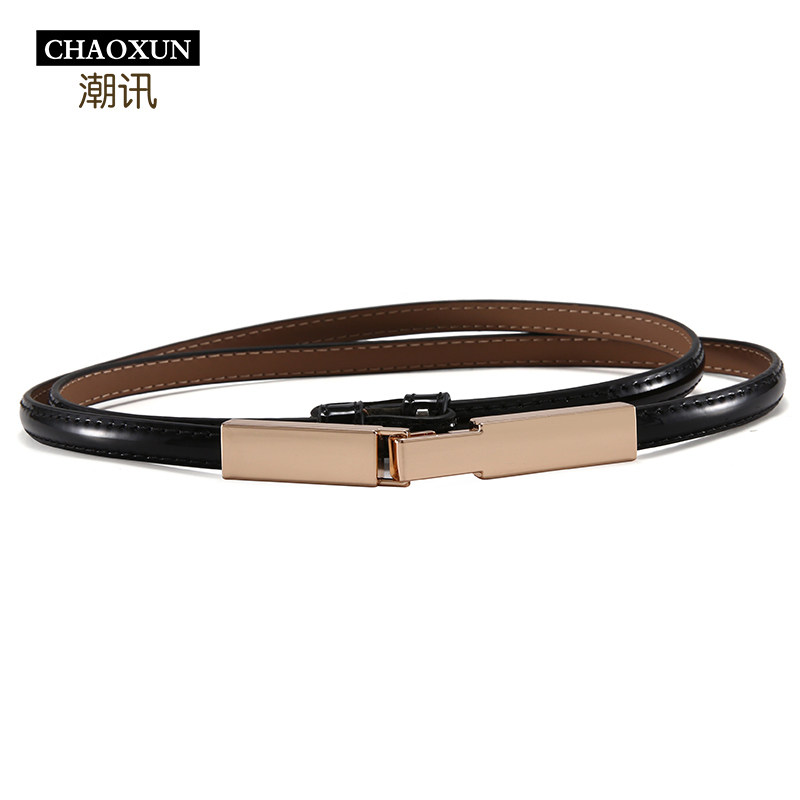 小皮带女真皮配连衣裙子装饰细腰带女时尚百搭ins风韩版毛衣腰链