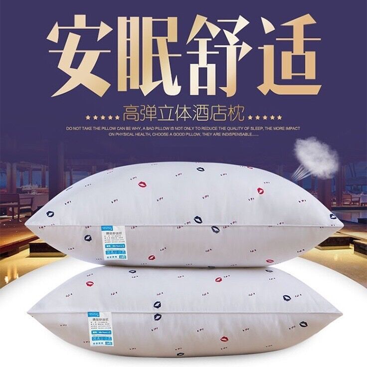 【今日特价】枕头枕芯一对家用护颈枕成人学生保健枕枕芯48X74cm
